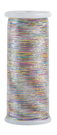 GLITTER MYLAR THREAD PEACOCK