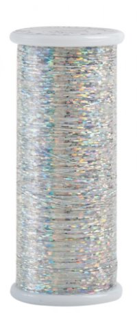 GLITTER MYLAR THREAD SILVER