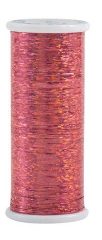 GLITTER MYLAR THREAD RED