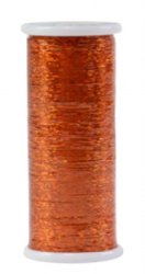 GLITTER MYLAR THREAD ORANGE